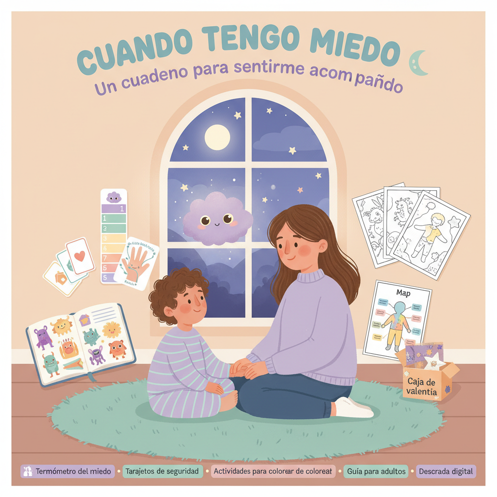 Cuando Tengo Miedo - Cuaderno infantil imprimible para acompañar los miedos